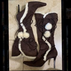 Cutest Pom Pom boots